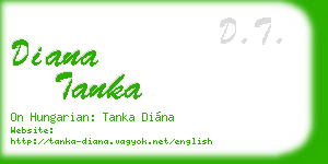 diana tanka business card